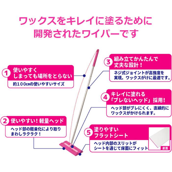 リンレイ 滑り止め 床用コーティング剤 オール ワックスワイパーEX