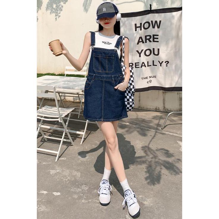 バーンロムサイ CHIANGMAI HAYAMA オーバーオールスカート【M】 ジャンパースカート デニムジャンパースカート : ZOZOTOWN Yahoo