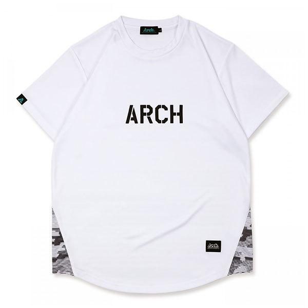 ARCH（アーチ）　T121101  WHT　バスケットボール　プラクティスシャツ  LINE CAMO TEE DRY  21SS｜as-y