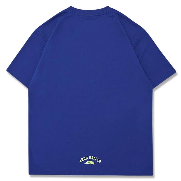 ＜ネコポス発送 送料無料＞ ARCH（アーチ）　T125167  BLU　バスケットボール　Ｔシャツ　shammgod tee DRY  26SS