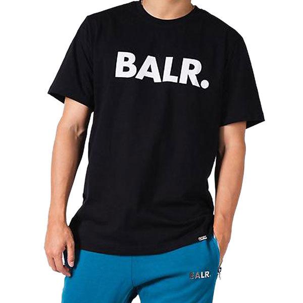 新品で購入 ボーラー（BALR.） B11121048 BLK サッカー BRAND STRAIGHT