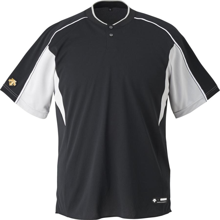 DESCENTE（デサント） DB104B BKSL 野球 2ボタンベースボールシャツ 17SS : アンドウスポーツ - 通販 ...