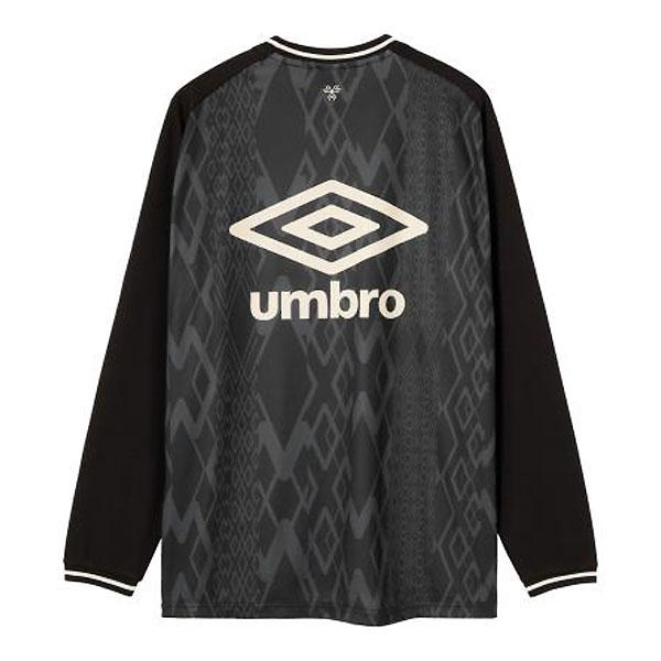 Umbro サッカーシャツ ホワイト ブラック 8 umbro（アンブロ） ＜ネコポス発送 送料無料＞ UF5FLS50M BK00