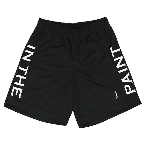 ＜ネコポス発送 送料無料＞ インザペイント（IN THE PAINT） ITP25438  BLK バスケットボール プラクティスパンツ  サイドプリント ロゴ ショーツ  25FW | 