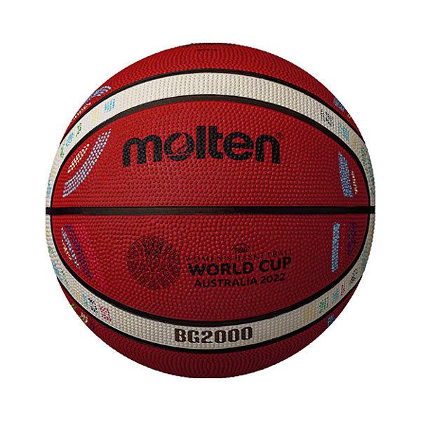 モルテン（Molten） B5G2000W2A バスケットボール ボール FIBA 女子ワールドカップ2022 公式試合球 レプリカ ゴム 5