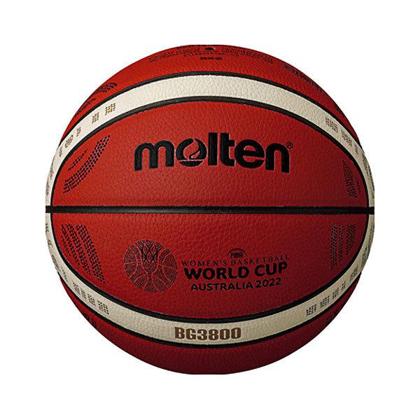 モルテン（Molten） B6G3800W2A バスケットボール ボール FIBA 女子ワールドカップ2022 公式試合球 レプリカ 天然皮革 6号球 22SS MTB6G3800W2A