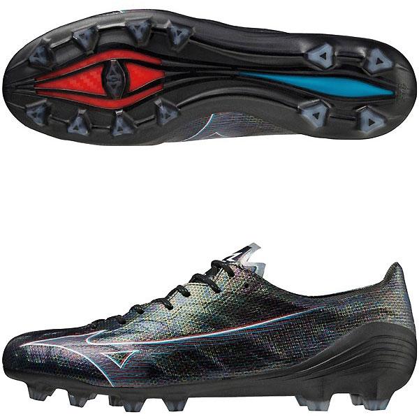 ミズノ アルファジャパン サッカースパイク　 27.0㎝　ブラック　未使用品 ミズノ（MIZUNO）（メンズ、レディース）サッカースパイク