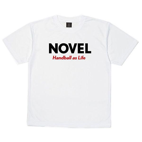 ノベル（NOVEL）　NOVELHS  11H　ハンドボール　DRY  Tシャツ  STD003  WHITE　21SS