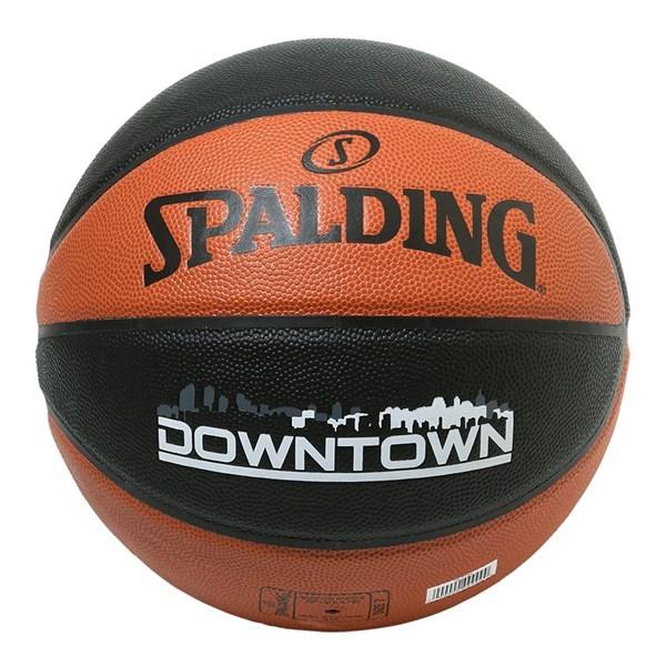 スポルディング （SPALDING）　76-714J　バスケットボール　ボール　ダウンタウン コンポジット ブラウンブラック SIZE5　20FW｜as-y｜02