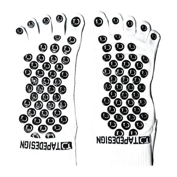 ＜ネコポス発送 送料無料＞ TAPEDESIGN（テープデザイン）　TDJP5F1WH  サッカー  ストッキング  テープデザイン ソックス スーパーライト 5本指  25SS |  | 03