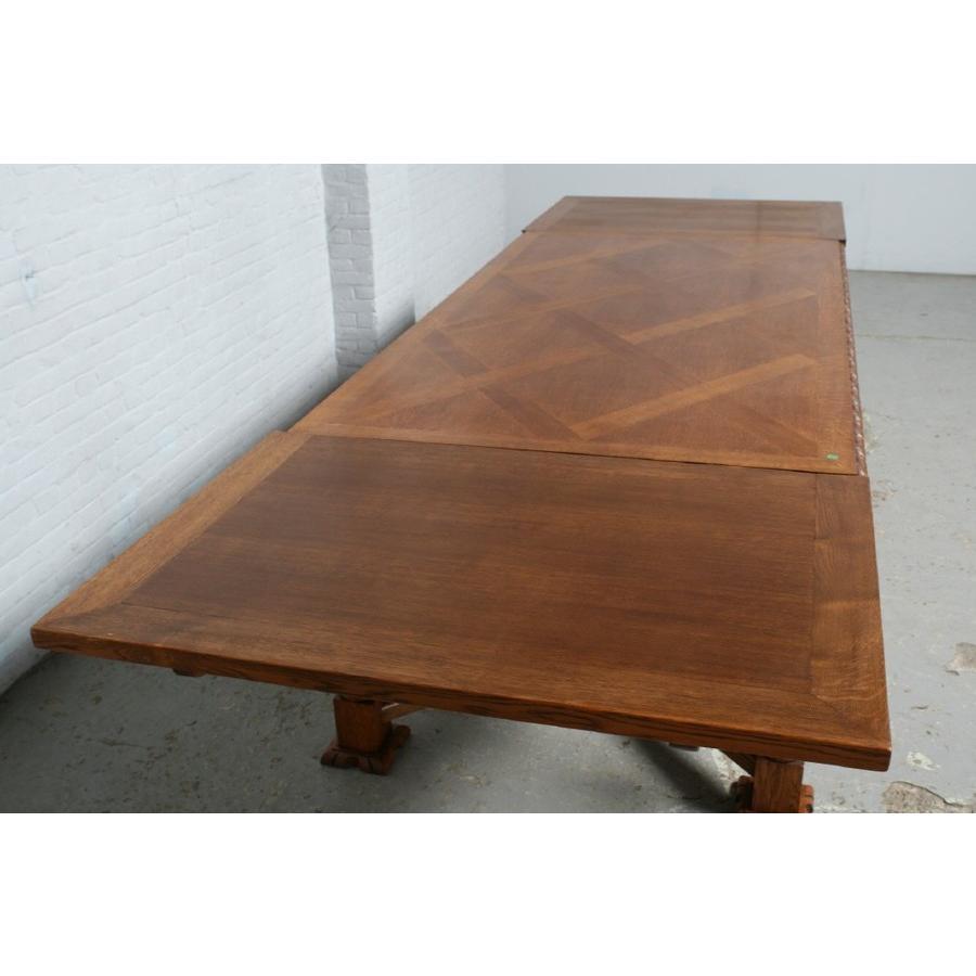 ヨーロッパ市場在庫品アンティーク家具ダイニング11点セット現地在庫商品1920年代ベルギー原産オーク製品番1424 |  | 18