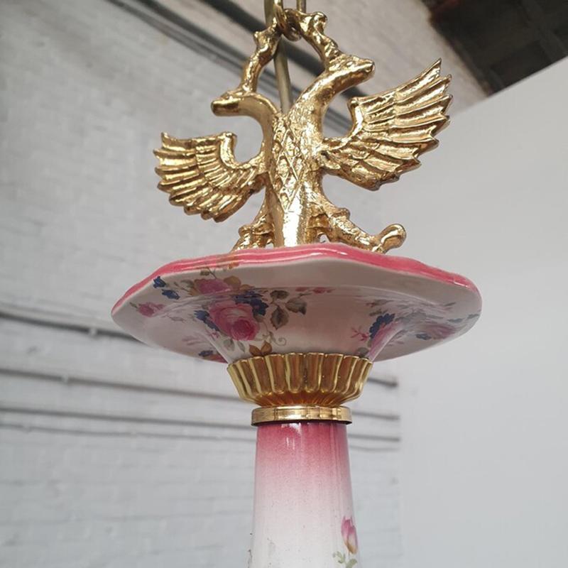 #2522【1950年代 】シャンデリア ヨーロッパ アンティーク 照明 PSE表示品 PL保険付 |  | 03