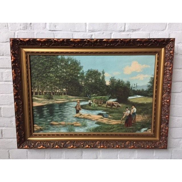 ＃291  アンティーク雑貨 風景画 絵画 ビンテージ | 