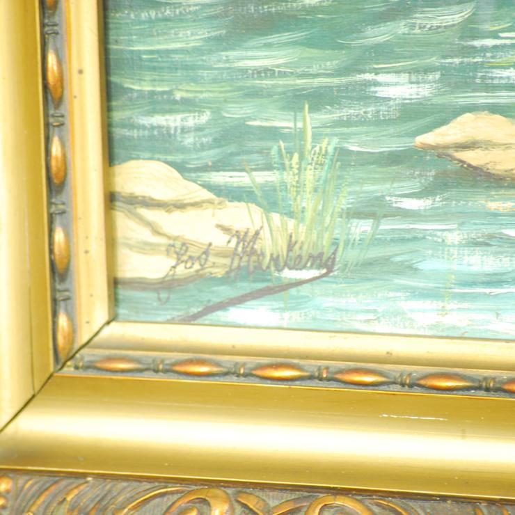 油絵　絵画　2枚セット　アンティーク　風景画 Amazon.co.jp: 油絵 20 枚 山の風景 スイスの風景 ウィリアム