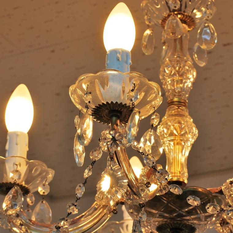 #2979 アンティーク照明 シャンデリア5灯 1940年代  フランス PSE表示品 PL保険付 |  | 04