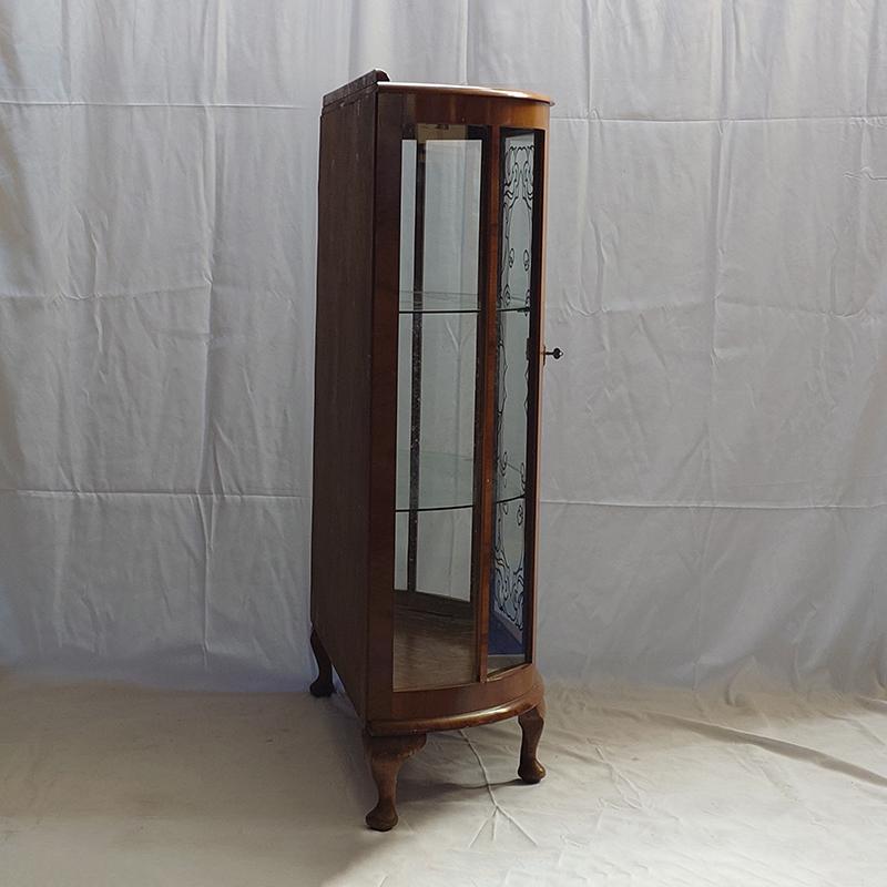3509アンティーク家具UKイギリス原産1930年代ディスプレイキャビネット