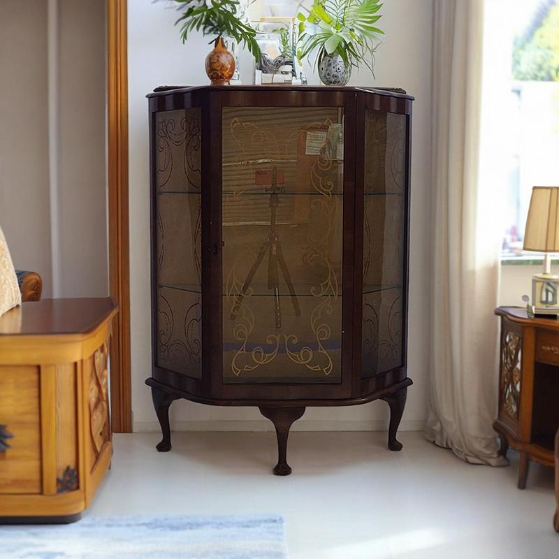 #3512アンティーク家具UKイギリス原産1930年代ディスプレイキャビネットヴィンテージ キャビネット | 