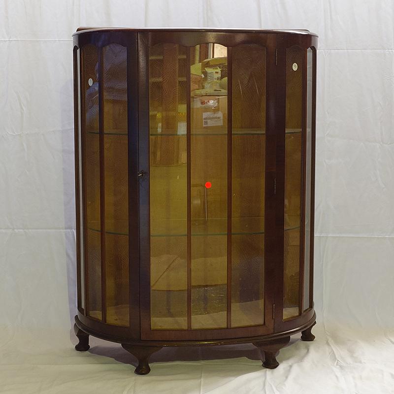 ＃3522アンティーク家具UKイギリス原産1930年代ディスプレイキャビネットヴィンテージ キャビネット | 
