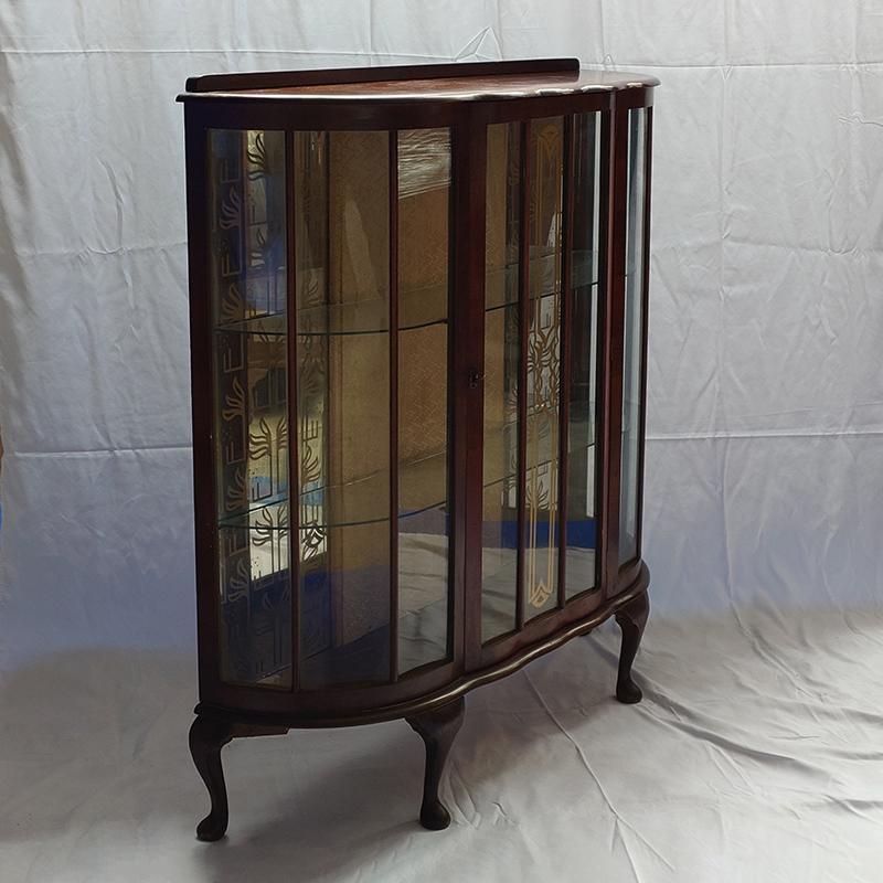 ＃3523アンティーク家具UKイギリス原産1930年代ディスプレイキャビネットヴィンテージ キャビネット |  | 03