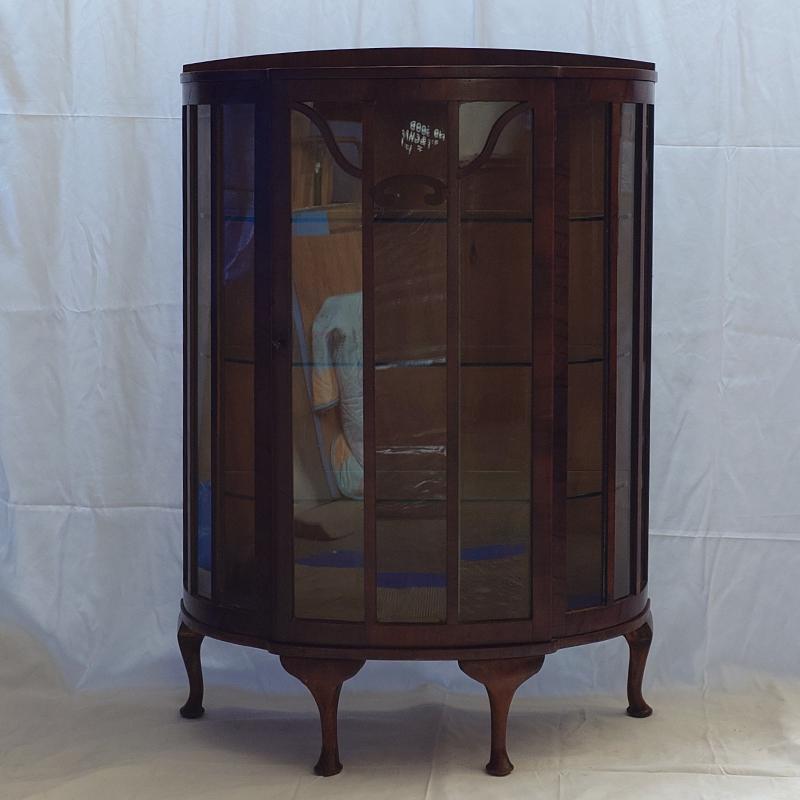 ＃3524アンティーク家具UKイギリス原産1930年代ディスプレイキャビネットヴィンテージ キャビネット | 