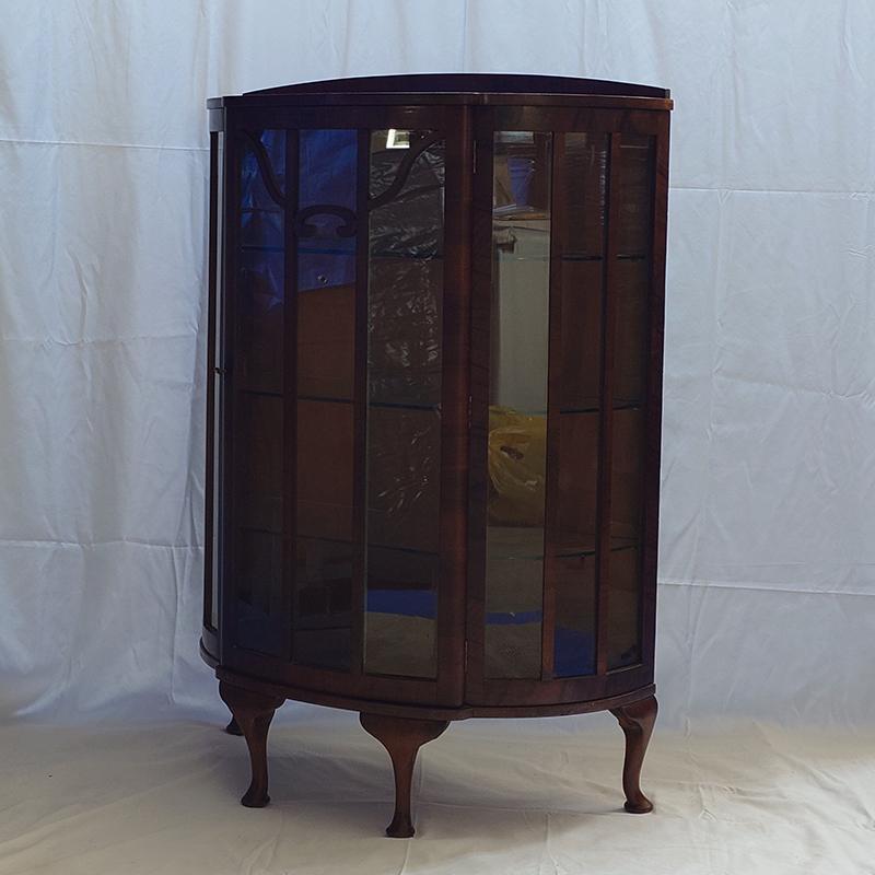 ＃3524アンティーク家具UKイギリス原産1930年代ディスプレイキャビネットヴィンテージ キャビネット |  | 01