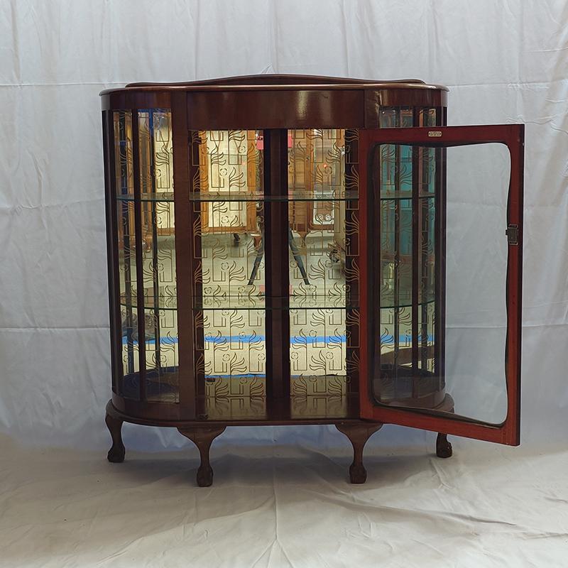 #3528 アンティーク家具UKイギリス原産1930年代逸品引き出し付ディスプレイキャビネットヴィンテージ キャビネット |  | 01