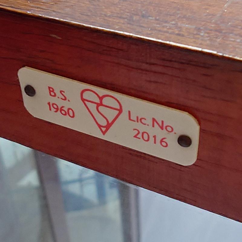 #3528 アンティーク家具UKイギリス原産1930年代逸品引き出し付ディスプレイキャビネットヴィンテージ キャビネット |  | 05