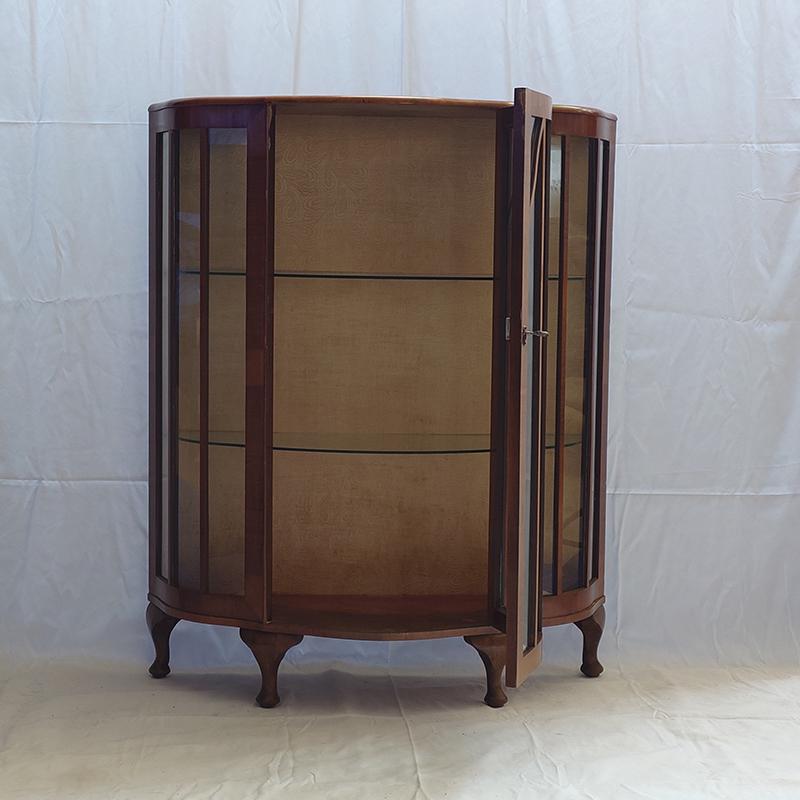 ＃3529アンティーク家具UKイギリス原産1930年代ディスプレイキャビネットヴィンテージ キャビネット |  | 03