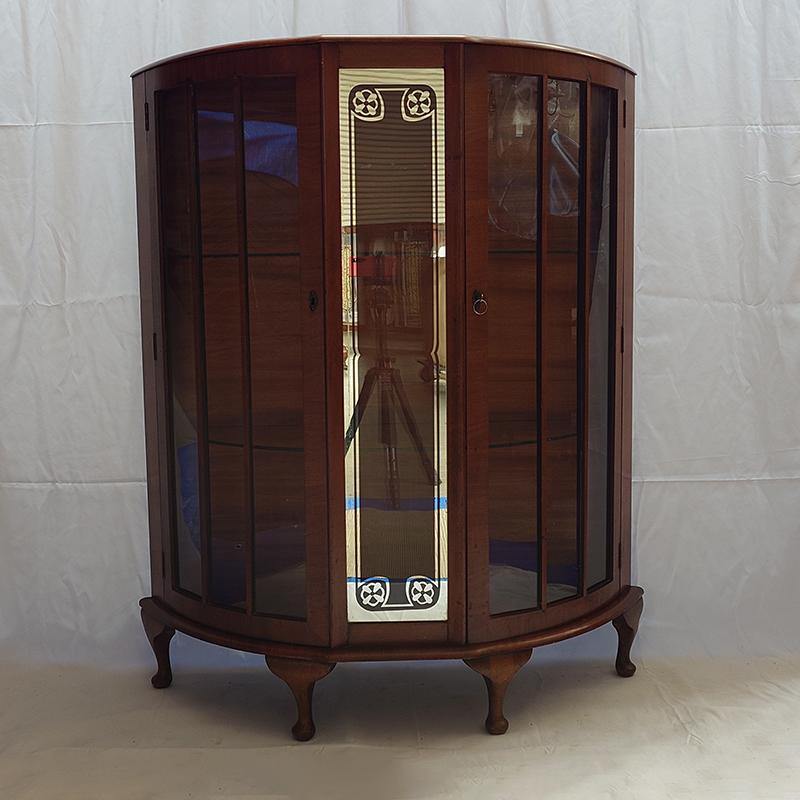 ＃3535アンティーク家具UKイギリス原産1930年代ディスプレイキャビネットヴィンテージ キャビネット | 