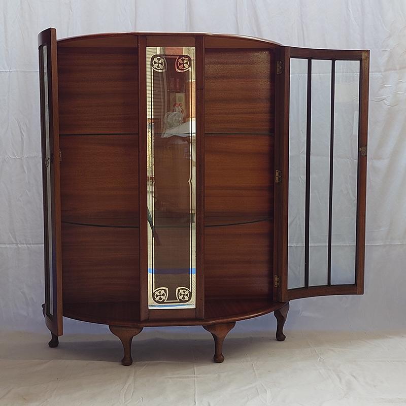 ＃3535アンティーク家具UKイギリス原産1930年代ディスプレイキャビネットヴィンテージ キャビネット |  | 01