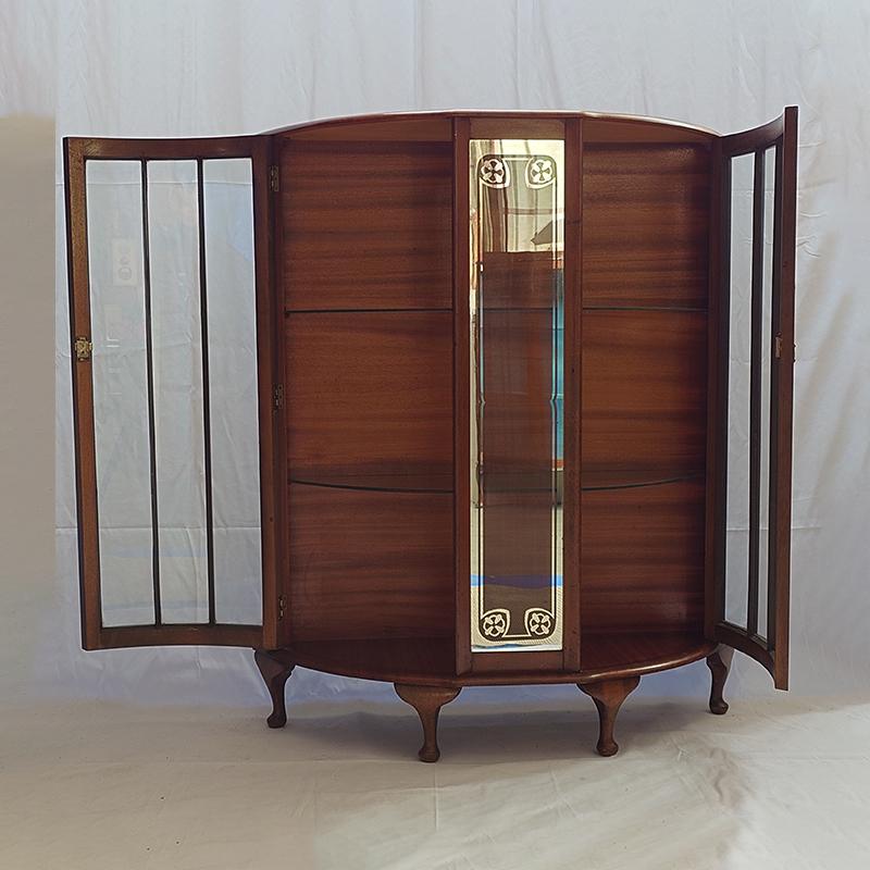＃3535アンティーク家具UKイギリス原産1930年代ディスプレイキャビネットヴィンテージ キャビネット |  | 02