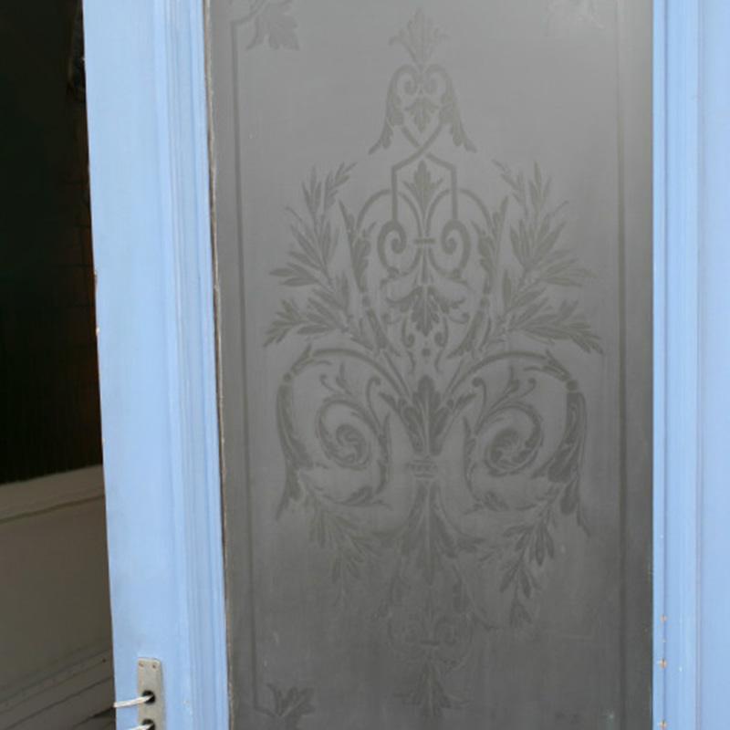 1920年代 ベルギーエッジングガラスドア |  | 03