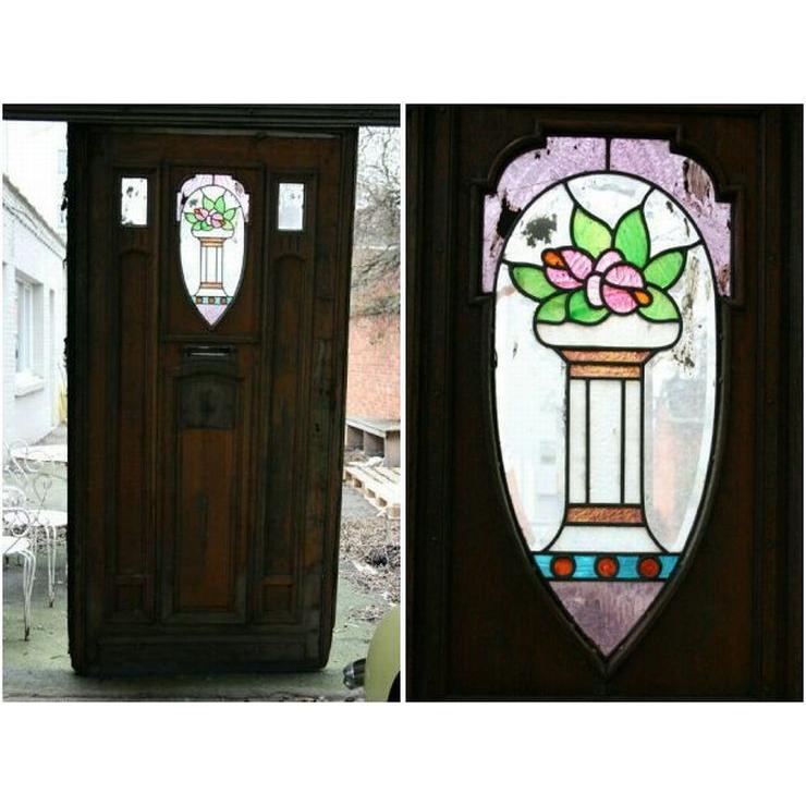 1920年代ステンドガラス付フロント玄関ドア : アンティーク296ヤフー
