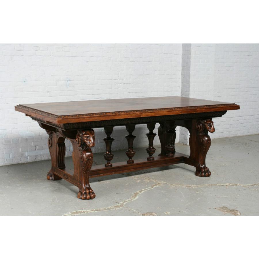 ヨーロッパ ベルギー アンティーク ダイニングテーブル