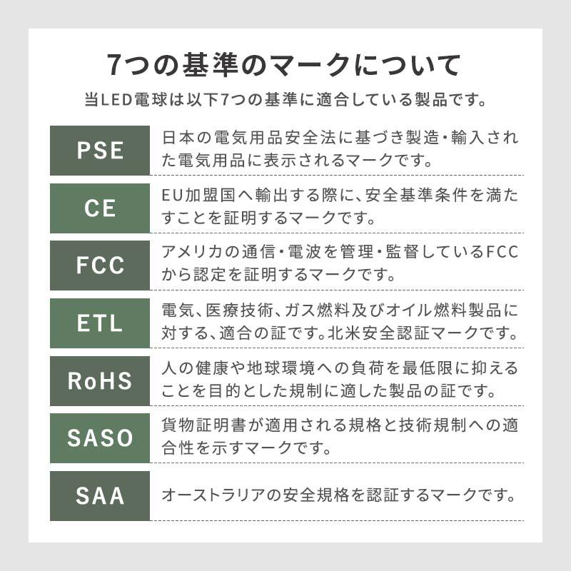 LED電球c35シャンデリア球調光器密閉器具対応口金B22 E14 E17 E26つや消しガラス2200k安全安心FCC ETL RoHS CE PSE認証設計寿命40000h2年保証 |  | 10