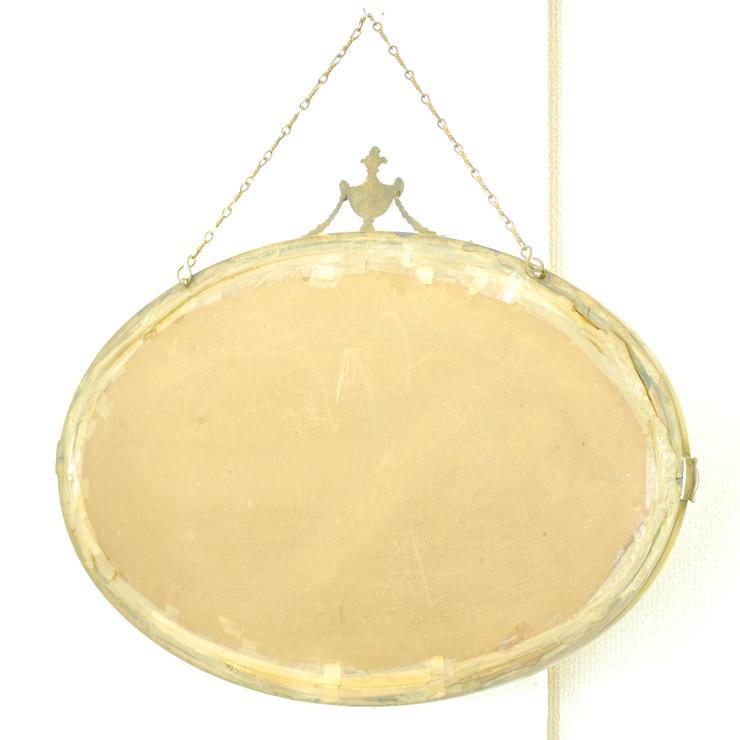 #V アンティーク雑貨 ウォールミラー ベルギー原産 ブラス 1930年代 欧州アンティーク市場 直輸入 |  | 06