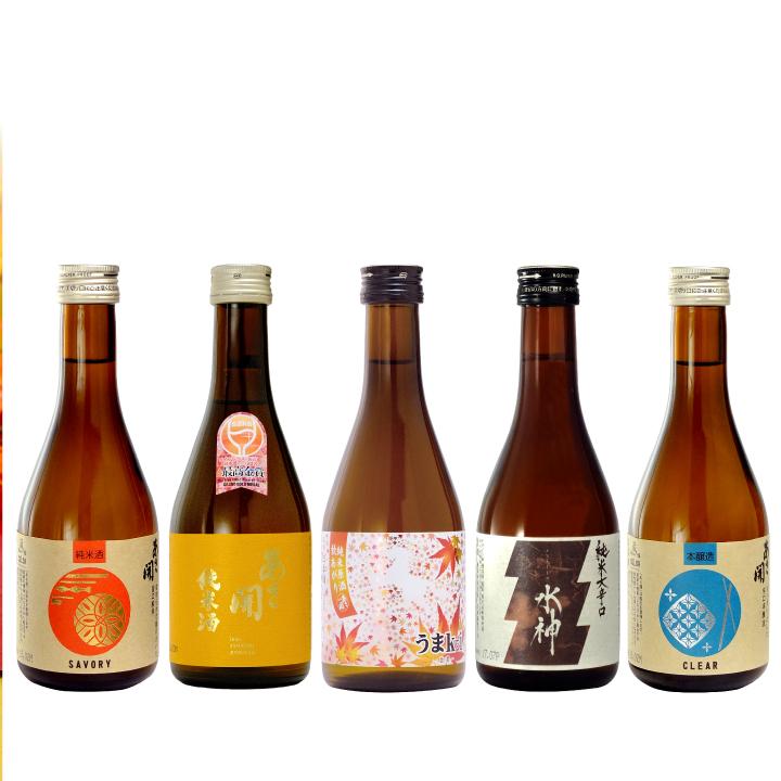 最高金賞受賞酒入り 日本酒 飲み比べセット300ml×5本 送料無料 お酒