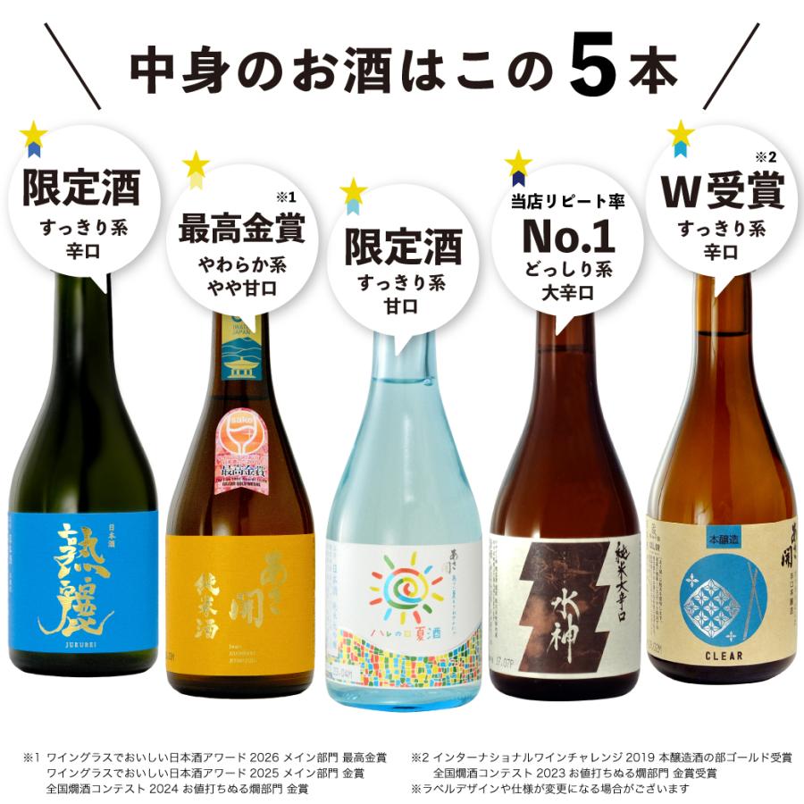 父の日 早割 10％OFF】＼最高金賞受賞酒入り／日本酒 飲み比べセット