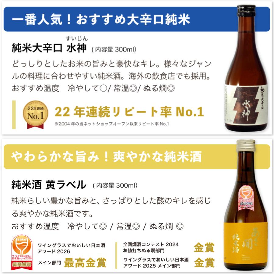 最高金賞受賞酒入り 日本酒 飲み比べセット300ml×5本 送料無料 お酒