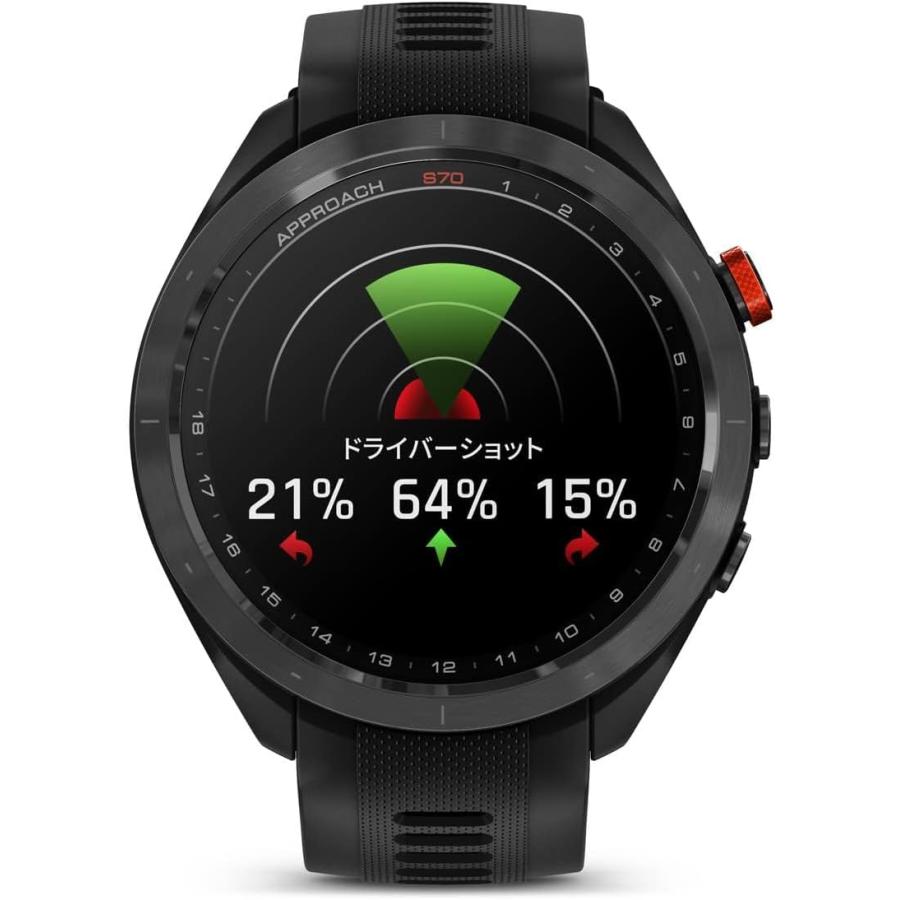 Approach ガーミン GARMIN S70 47mm Black/Approach CT10 3個