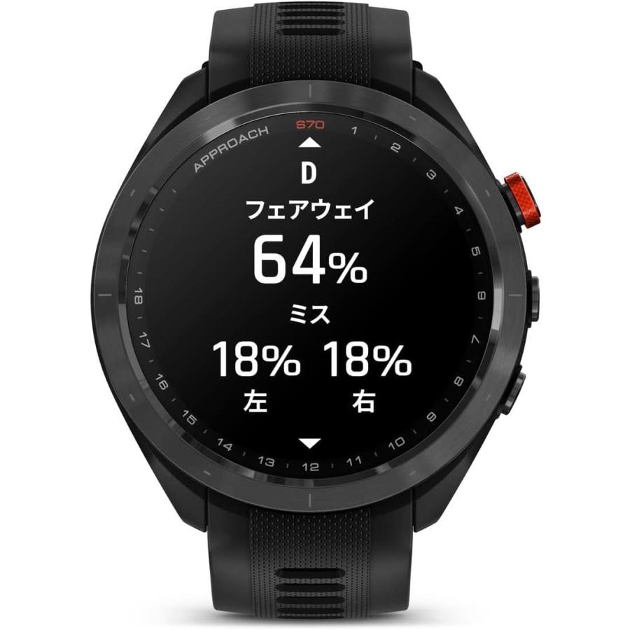 Approach S70 47mm Black Approach CT10 3個 Amazon.com: Garmin Approach S70 (Black, 47mm) Golf GPS Watch