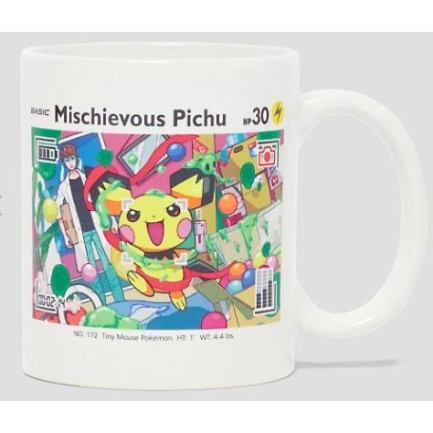 いたずら好きのピチュー　プロモカードとマグカップ いたずら好きのピチュー P-Lab マグカップ ホワイト : Asada net