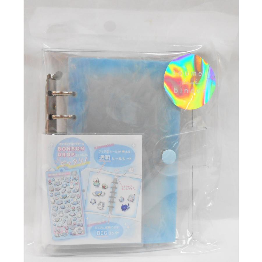 Q-LiA（クーリア） とうめいシールバインダー ブルー 01062 : 玩具と