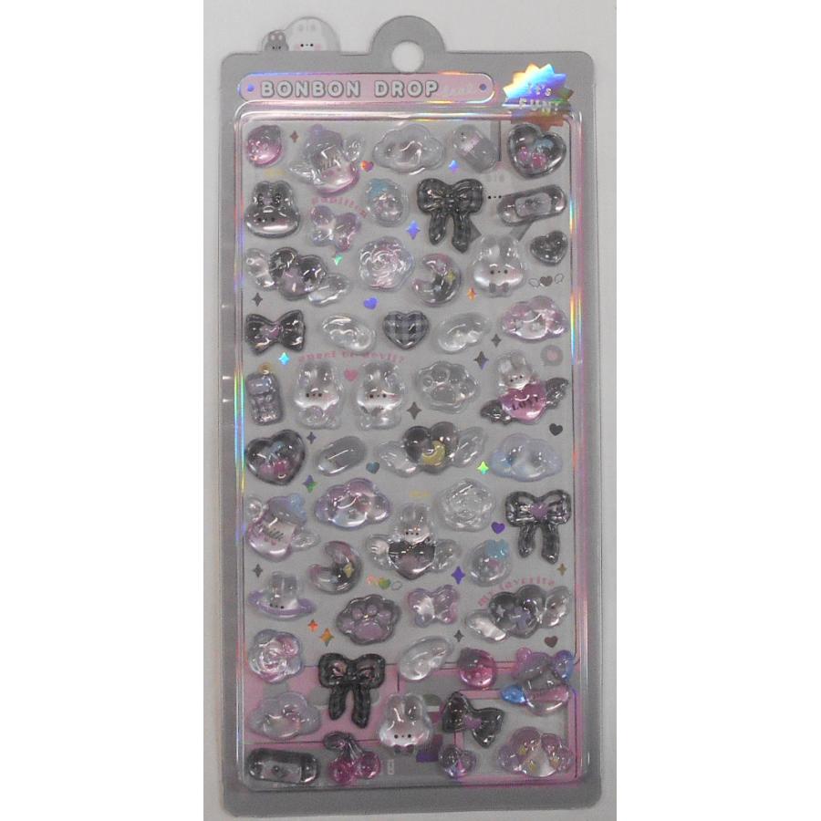 Q-LiA（クーリア） ボンボンドロップシール しろくろボンボン 91125