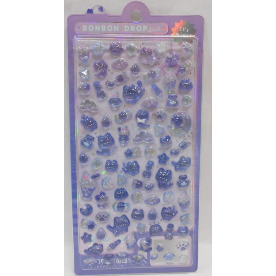 Q-LiA（クーリア） ボンボンドロップシール(ミニ) よるねこボンボン