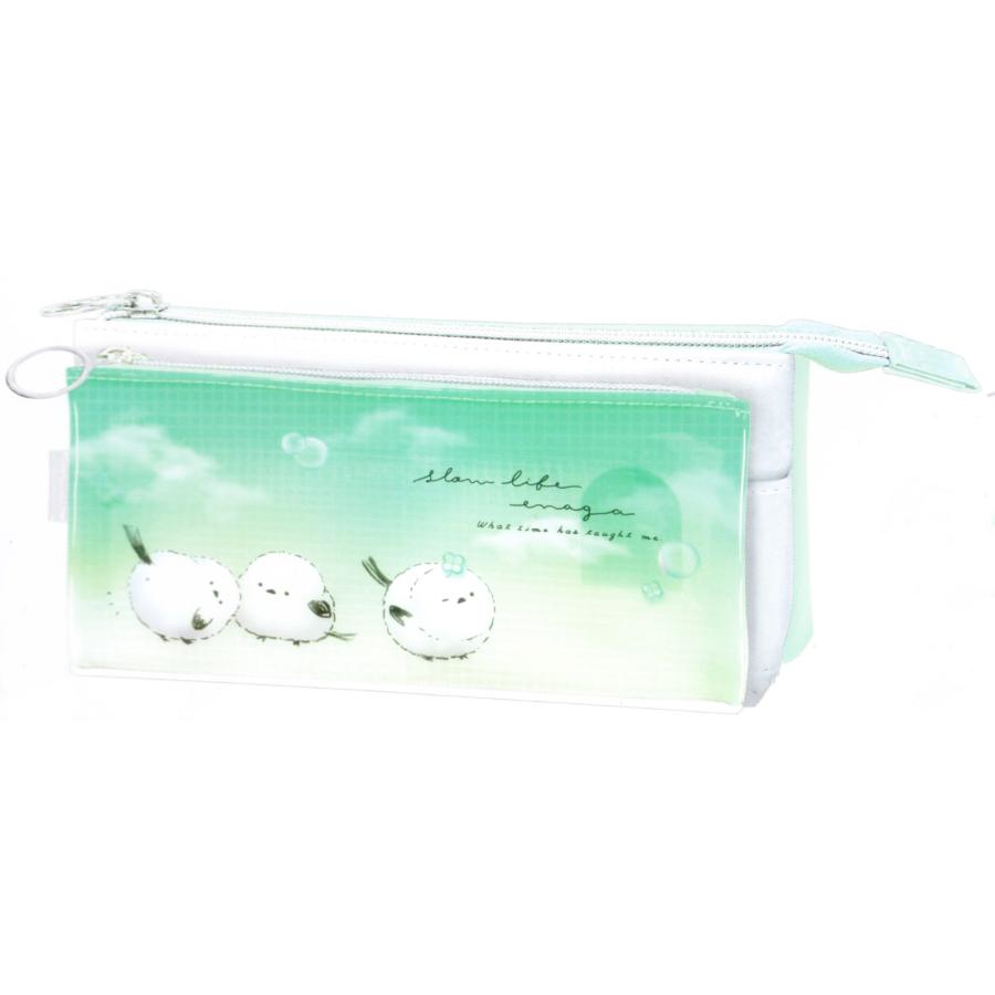 Q-LiA（クーリア） オープンポケットペンポーチ スローライフ エナガ