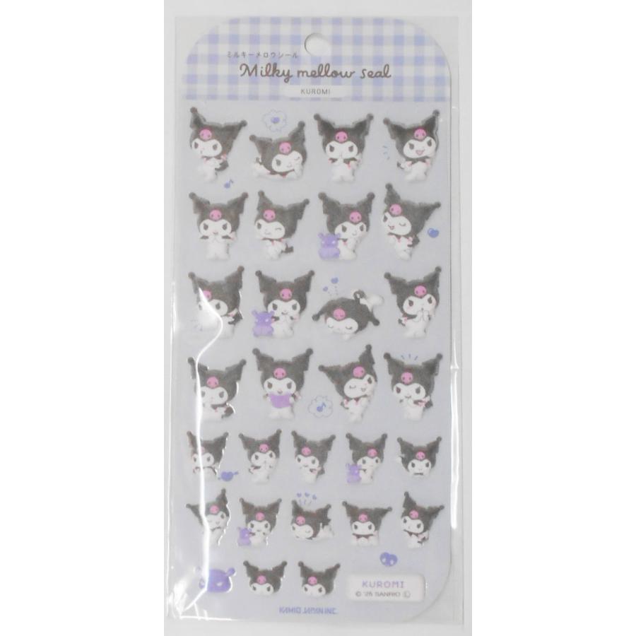 カミオジャパン サンリオキャラクターズ ミルキーメロウシール クロミ