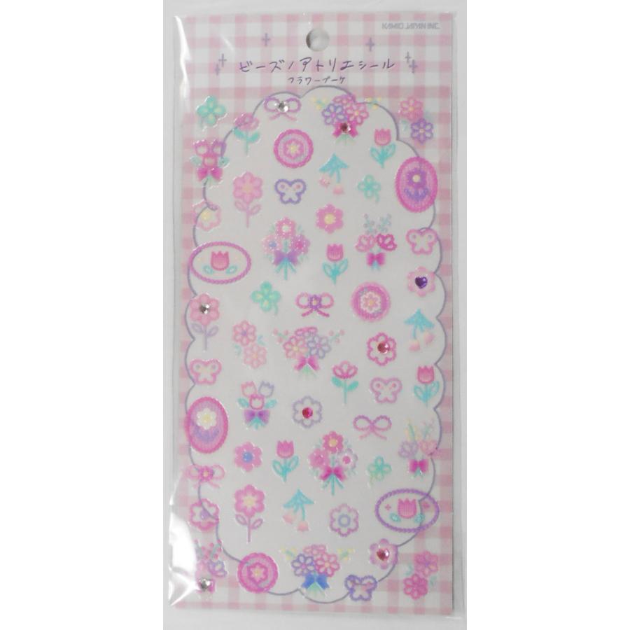 カミオジャパン ビーズノアトリエシール フラワーブーケ 231678 : 玩具
