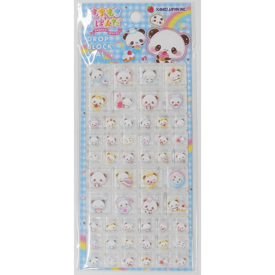 カミオジャパン もちもちぱんだ ドロップブロックシール 231886 : 玩具