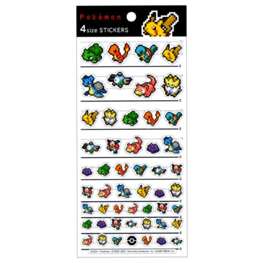 カミオジャパン ポケットモンスター 4サイズステッカー カミオジャパン ポケットモンスター 4サイズステッカー